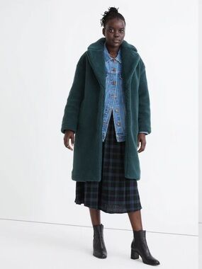 NWT Madewell (Re)sourced Sherpa Teddy Coat M